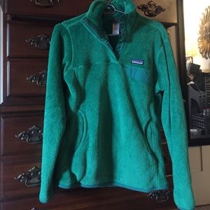 Green Fleece Pullover Patagonia Sweater