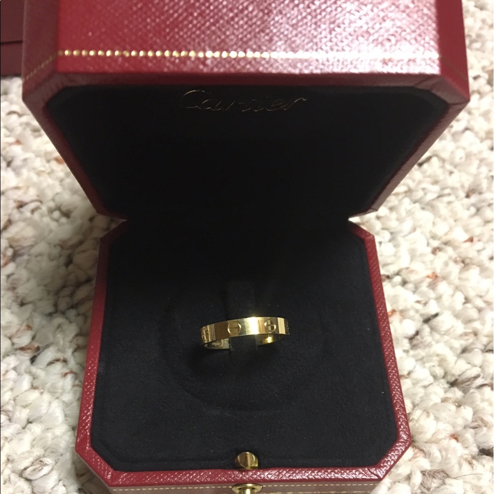 AUTHENTIC Cartier love ring