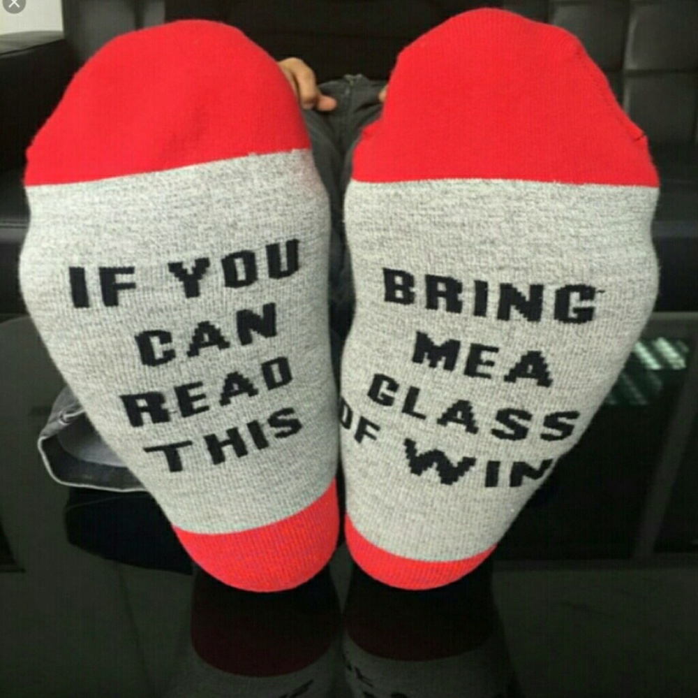 SALE❤TROUSER WINE SOCKS