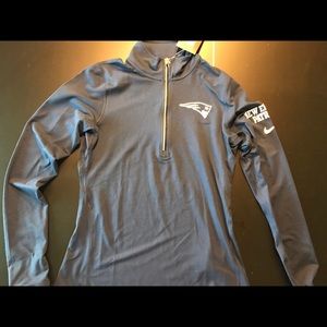Nike half zip pullover New England Patriots