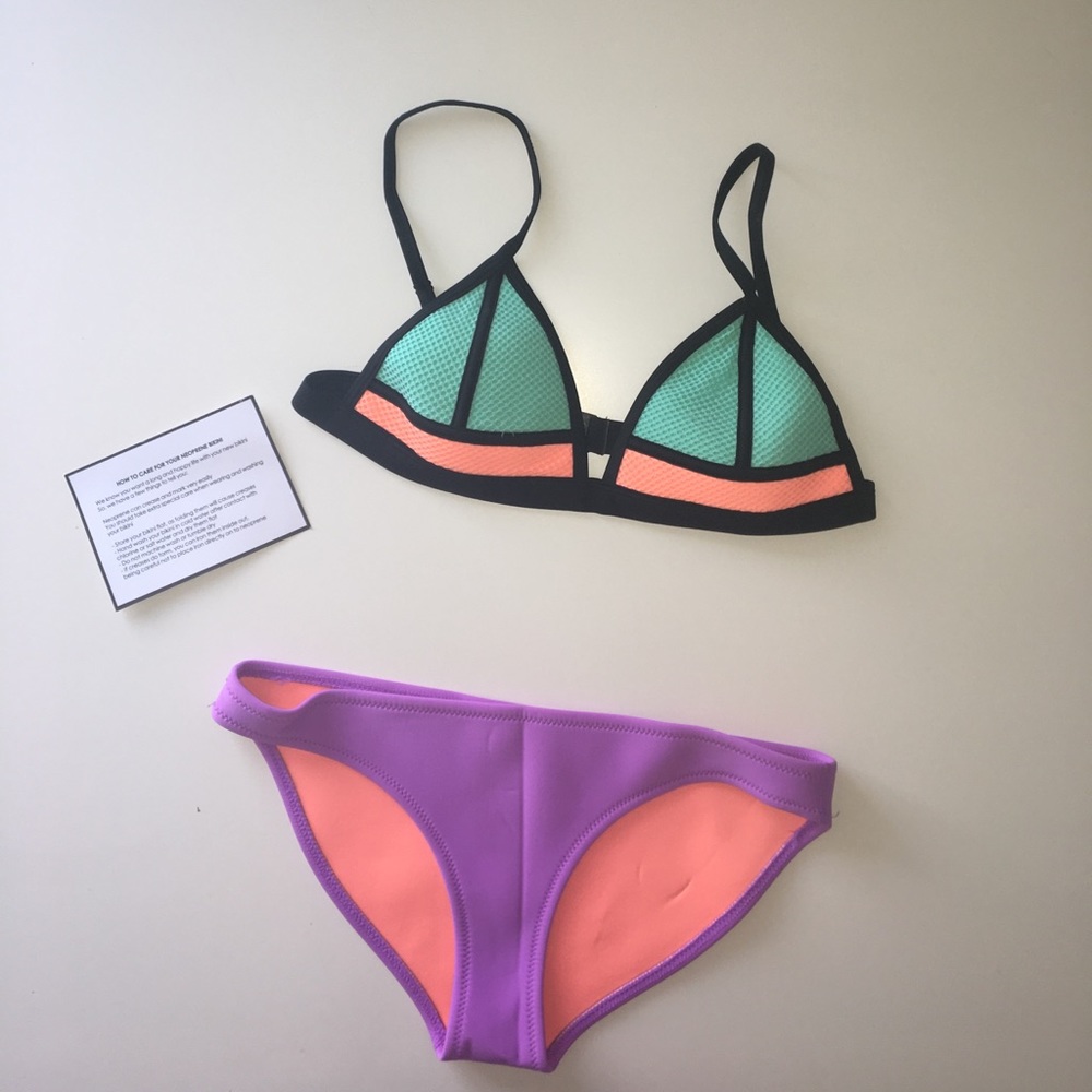 Triangl neoprene bikini set