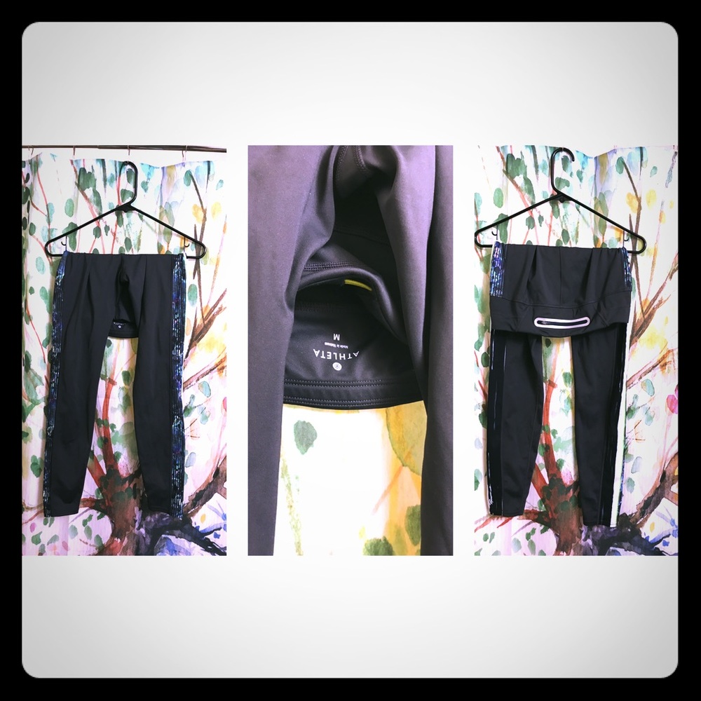 Medium Size NWOT Athleta Cute Workout Legging!!!!!