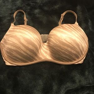 Victoria's Secret Balconet Tan Zebra 34DD