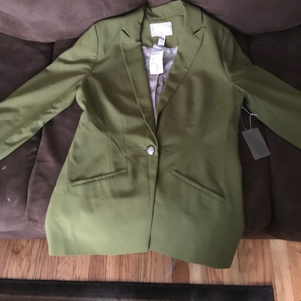 Olive green blazer