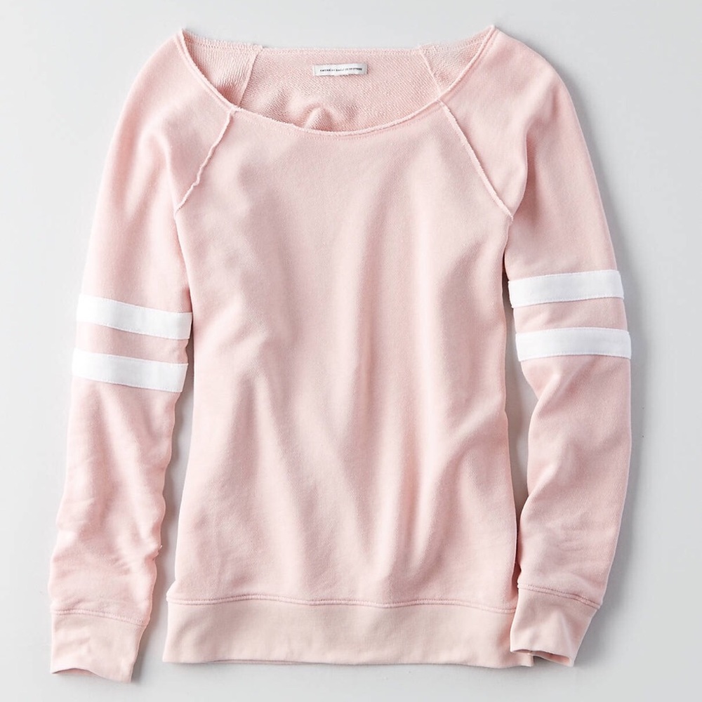 SOLD | off the shoulder sweatshirt | - Picture 2 of 2