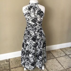 Beautiful calf length floral dress