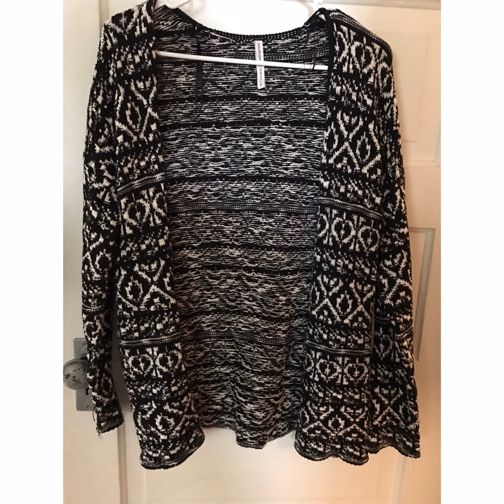 Black and White cardigan
