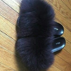 Ezstep raccoon fur slides