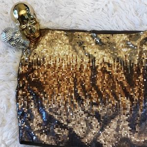 •BEBE• Sequin Skirt