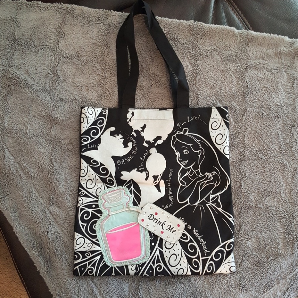 Alice in Wonderland tote