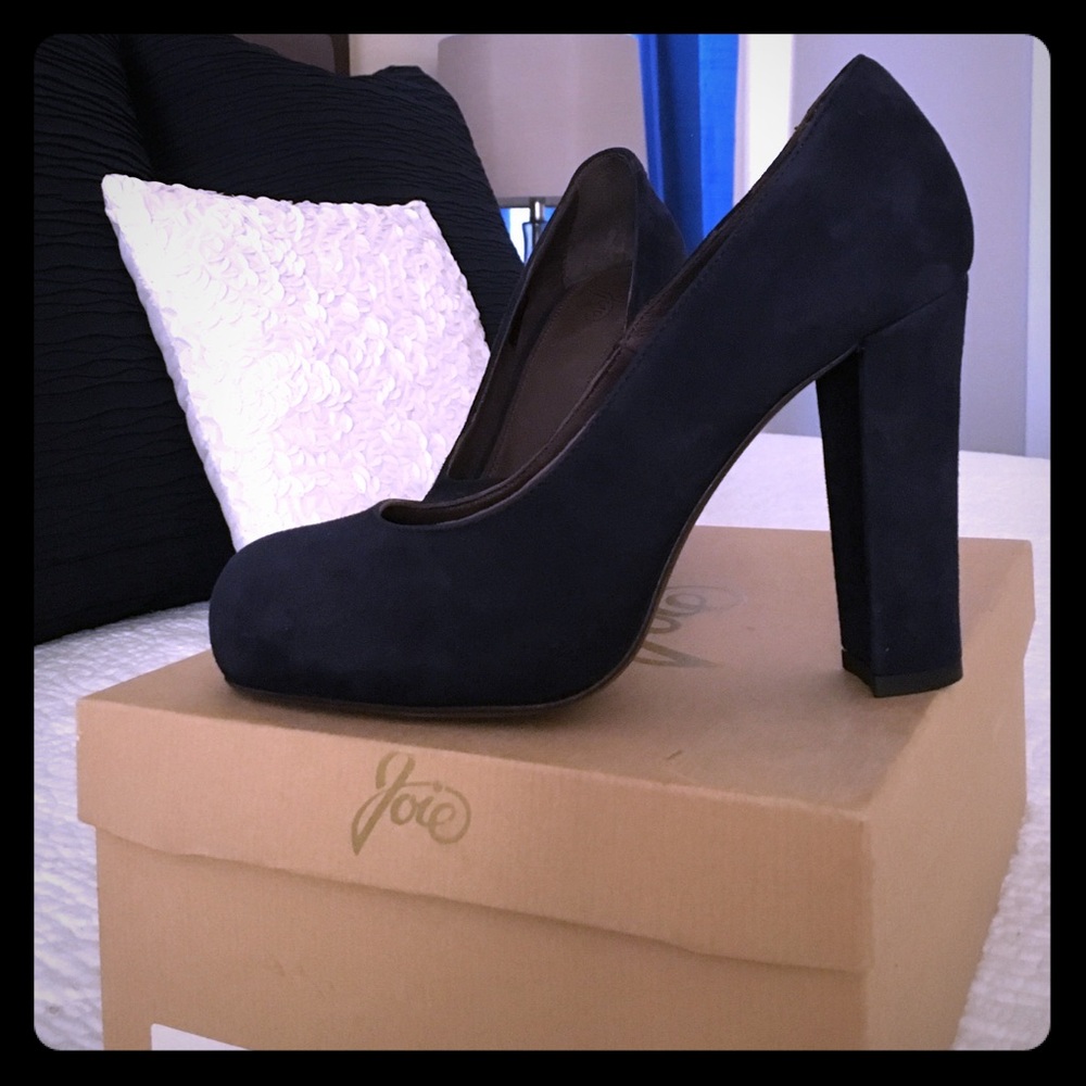 Joie blue suede shoes