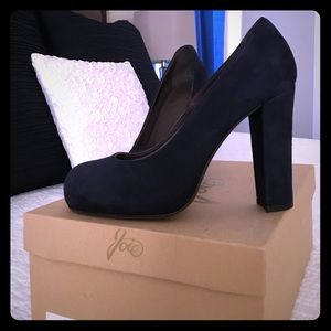 Joie blue suede shoes