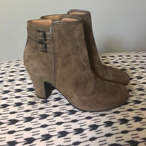 Brown Suede Ankle Boots