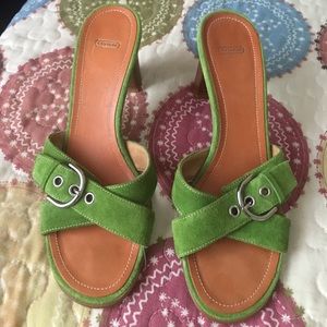 Coach size 7 1/2  sandals