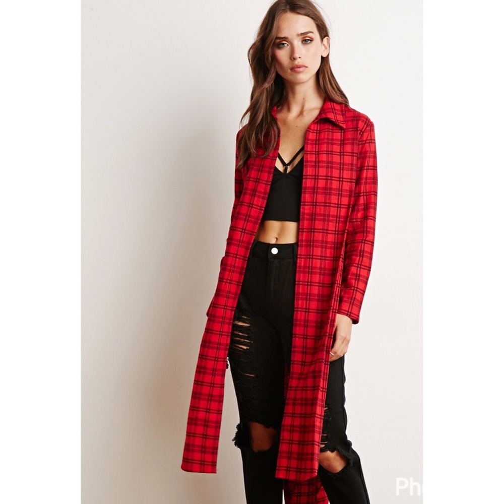 Forever 21 Long Flannel