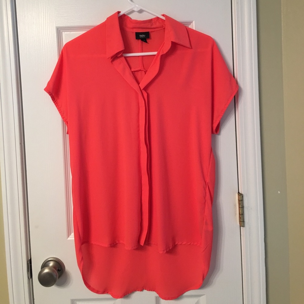 SALE!!  Mossimo coral blouse. Size SP