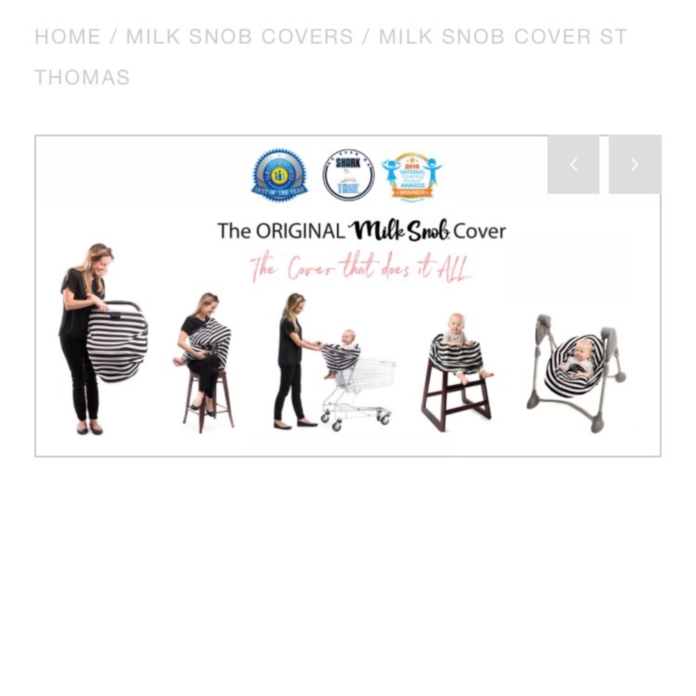 Milk snob multi use cover