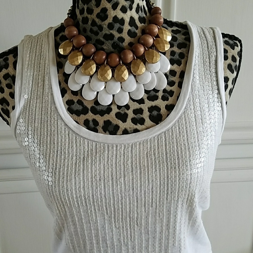 Ann Taylor Sequin Tank