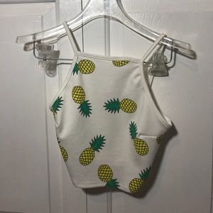 Pineapple crop top