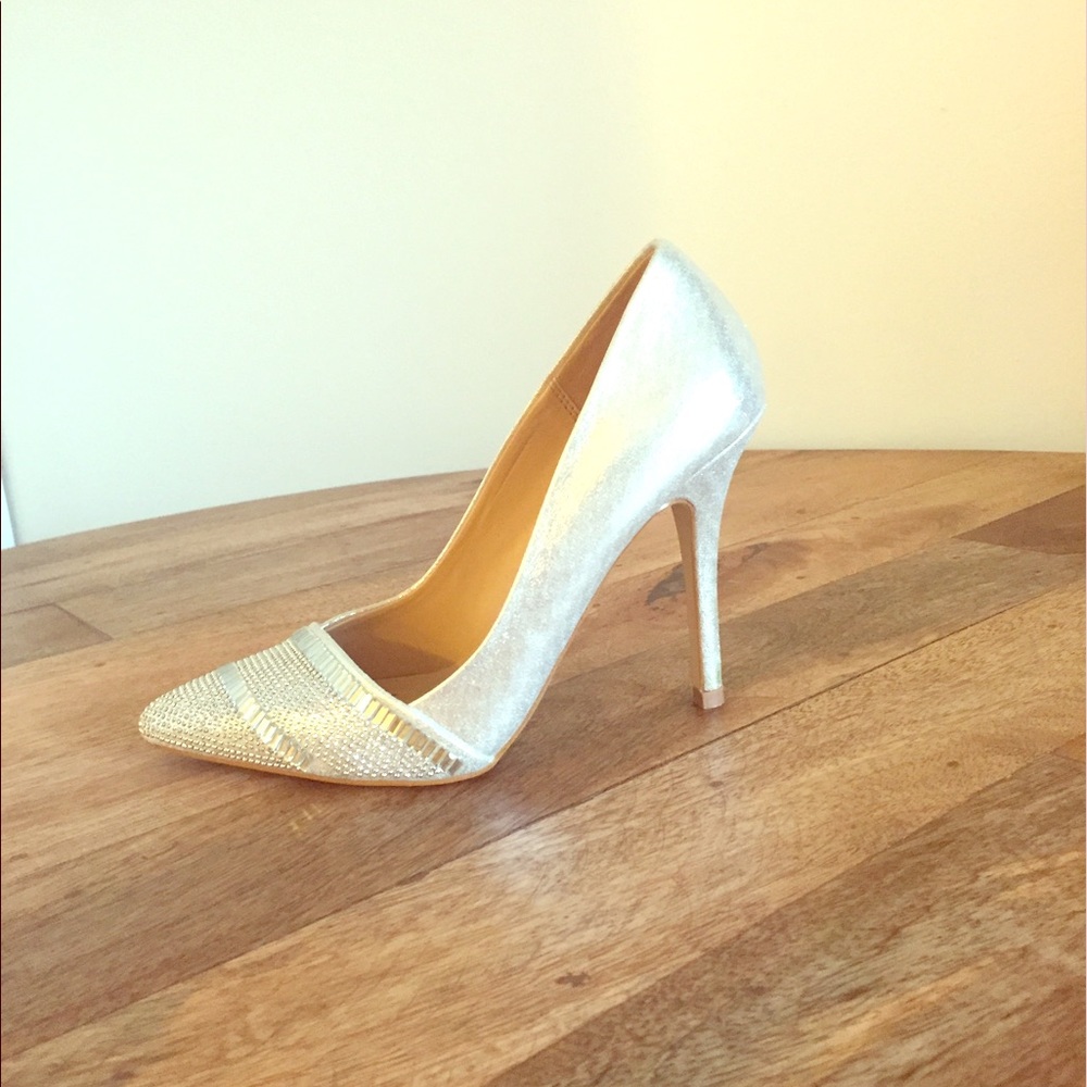 Silver Cavazzana Pumps