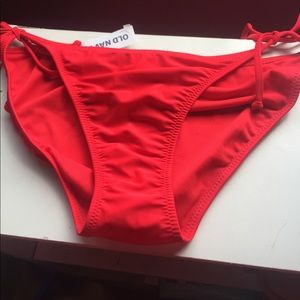 red bikini bottoms
