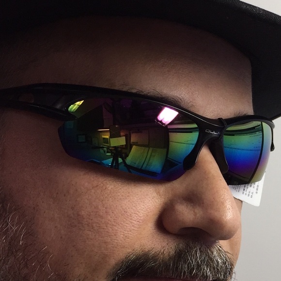 Shatterproof Black Sunglasses with Colorful Lenses - Picture 7 of 7