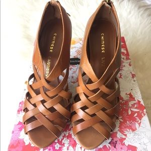 Chinese Laundry Tan Heels