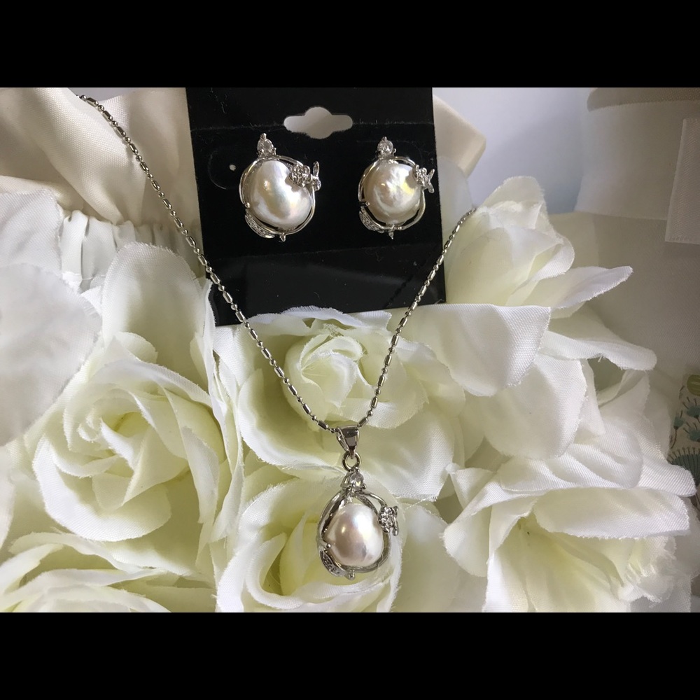 freshwater pearl set