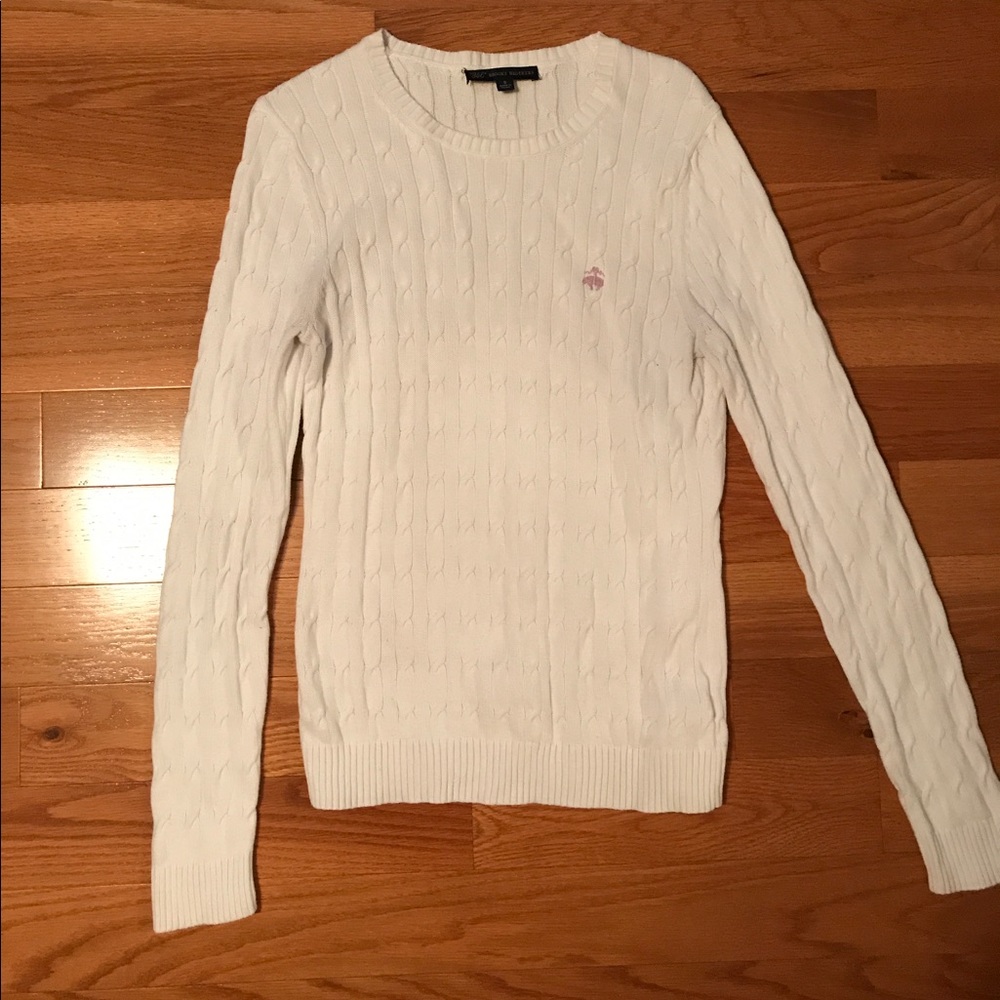 Brooks Brothers Sweater-White