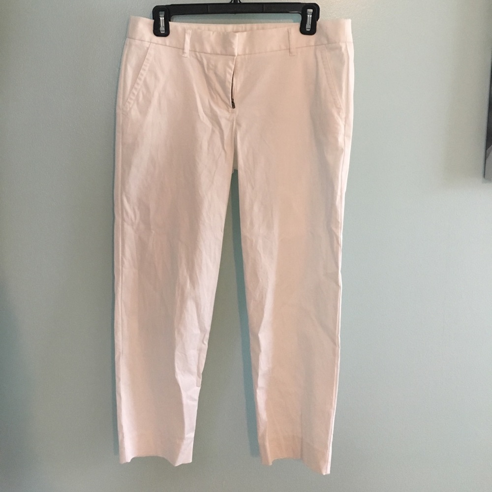 J Crew Factory white capris