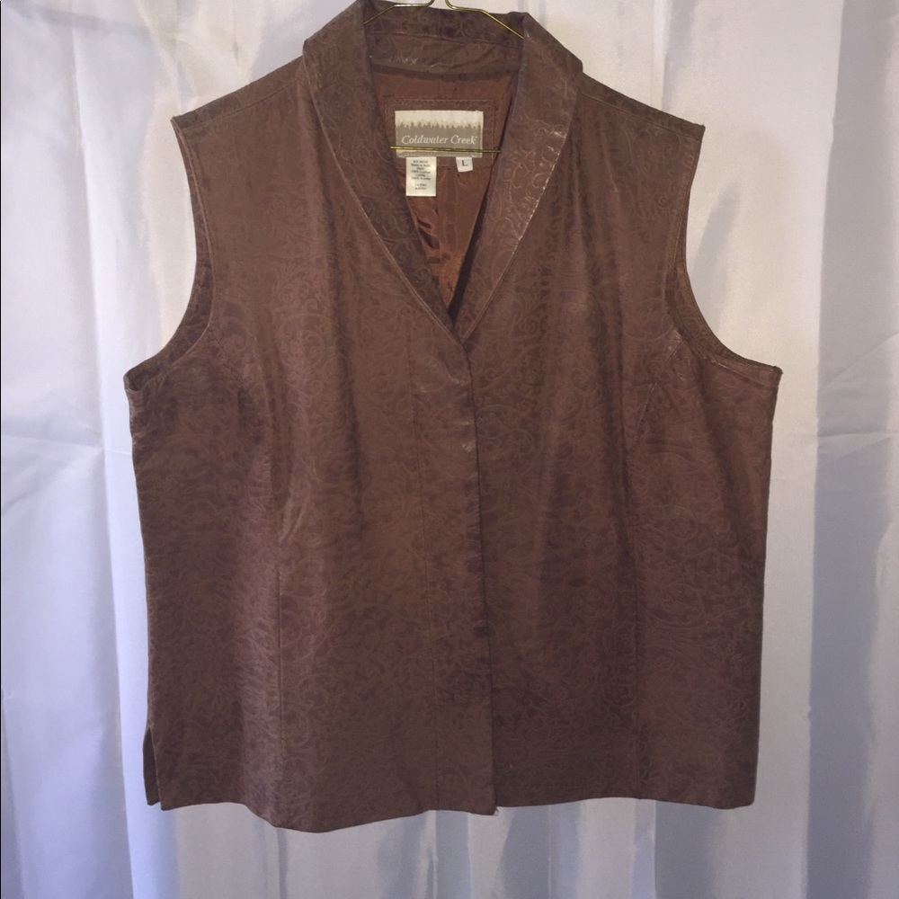 100% Leather Vest