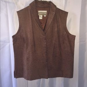100% Leather Vest