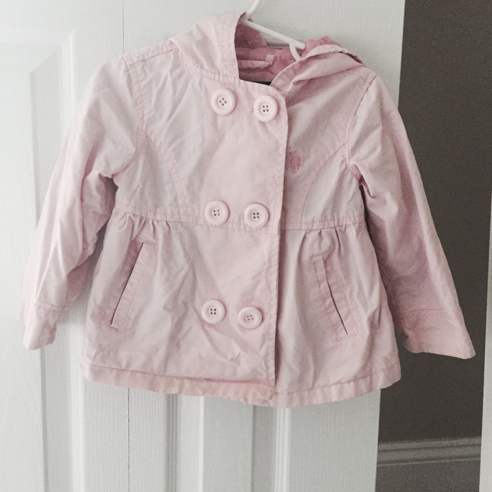 Lightweight pink coat