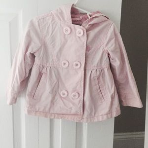 Lightweight pink coat