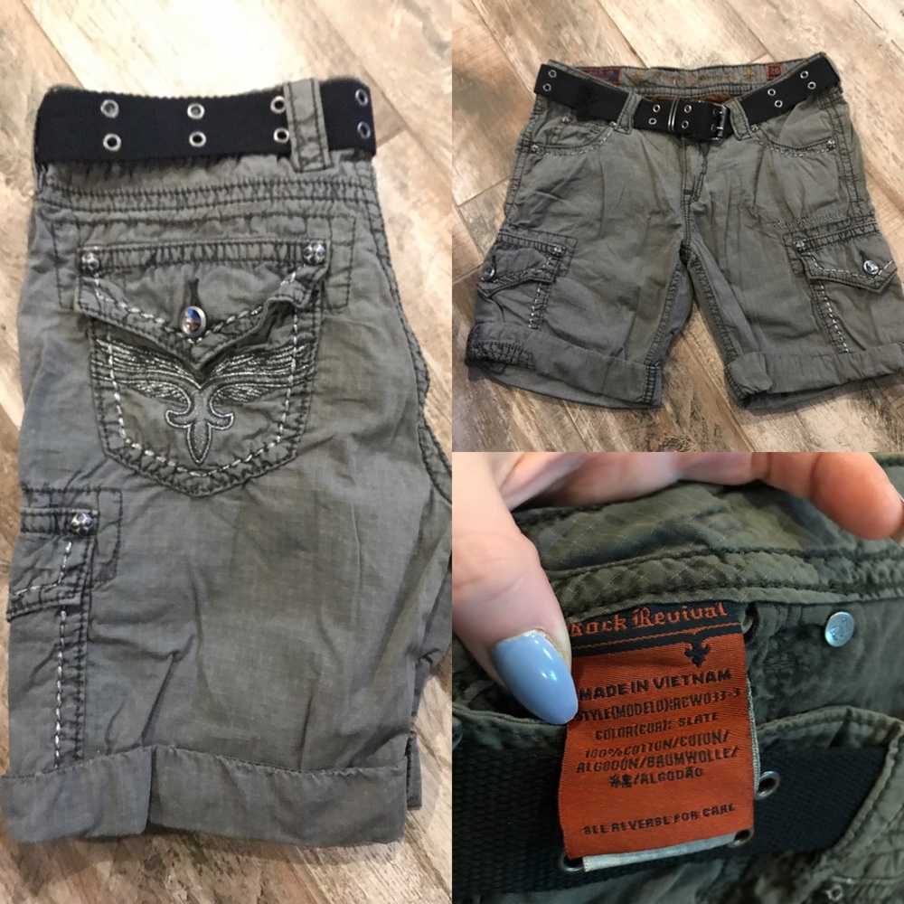 Rock Revival Bermuda Shorts