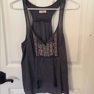 AERIE Baby Doll Tank with Tassel Strings