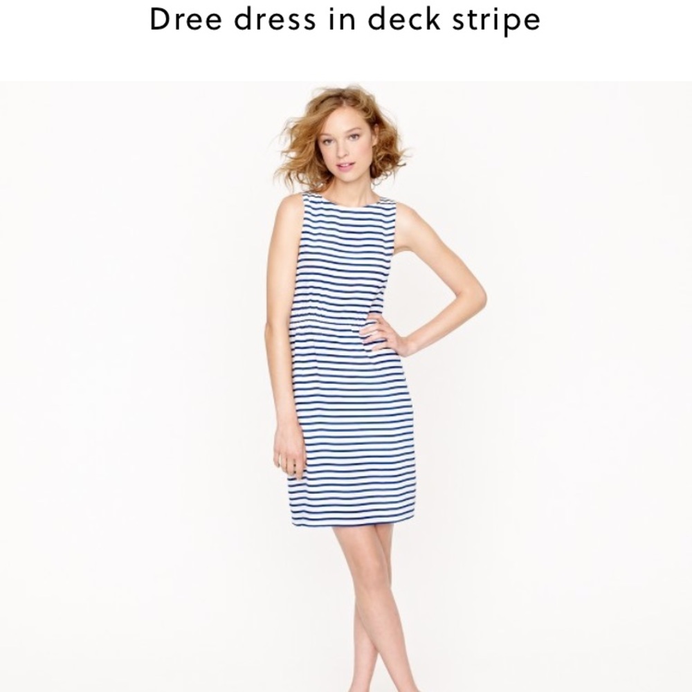 NOW ON MERCARI Silk J Crew Drew Dress Deck Stripe