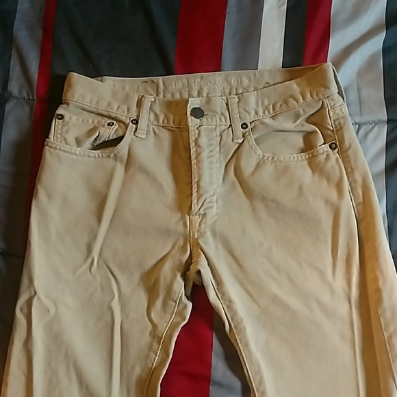 Mens khaki colored jeans - Picture 2 of 5