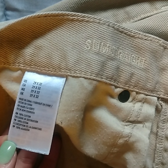 Mens khaki colored jeans - Picture 4 of 5