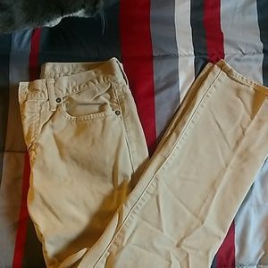 Mens khaki colored jeans