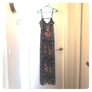 Eclectic colorful romper