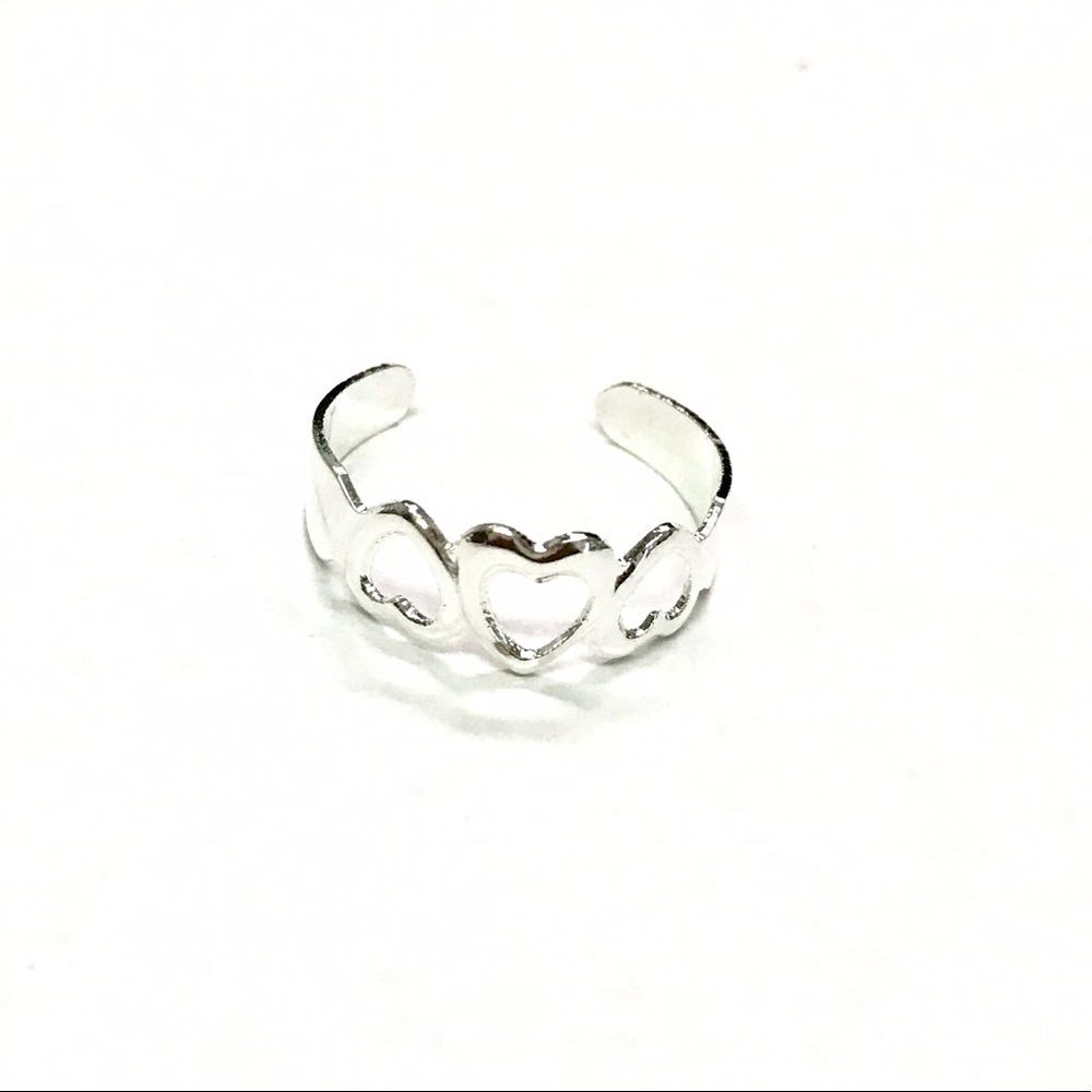 Heart ❤️ Design Adjustable Toe Ring