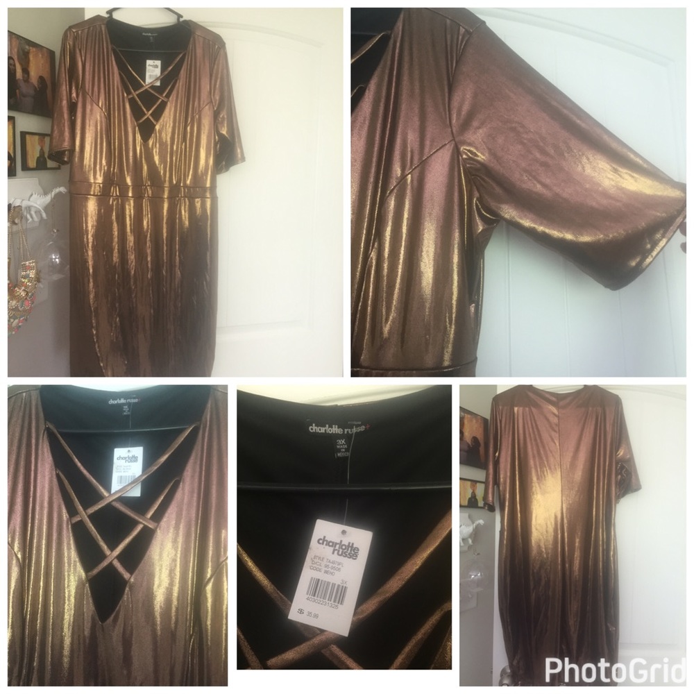 Super sexy Bronze party dress!