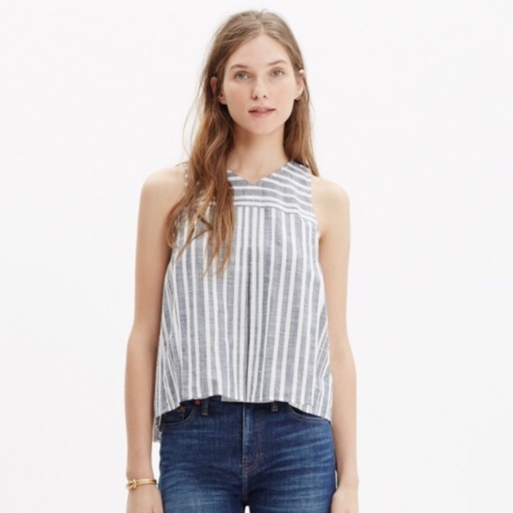Madewell trapeze crop top Size 4