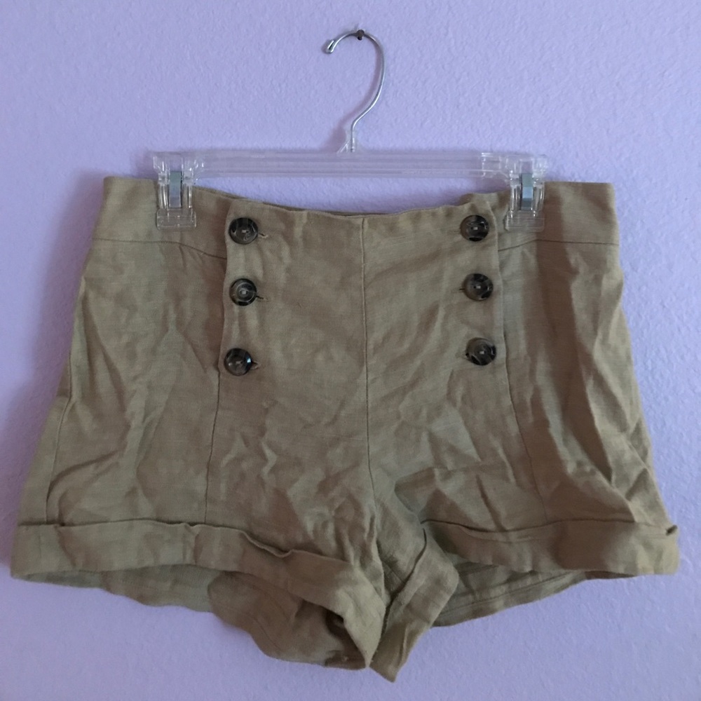 Button Up Shorts