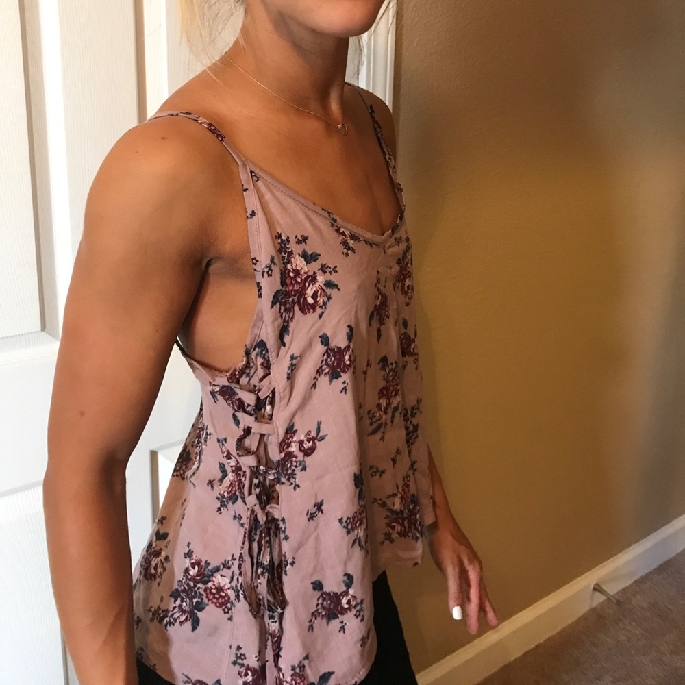 American Eagle Floral Tank