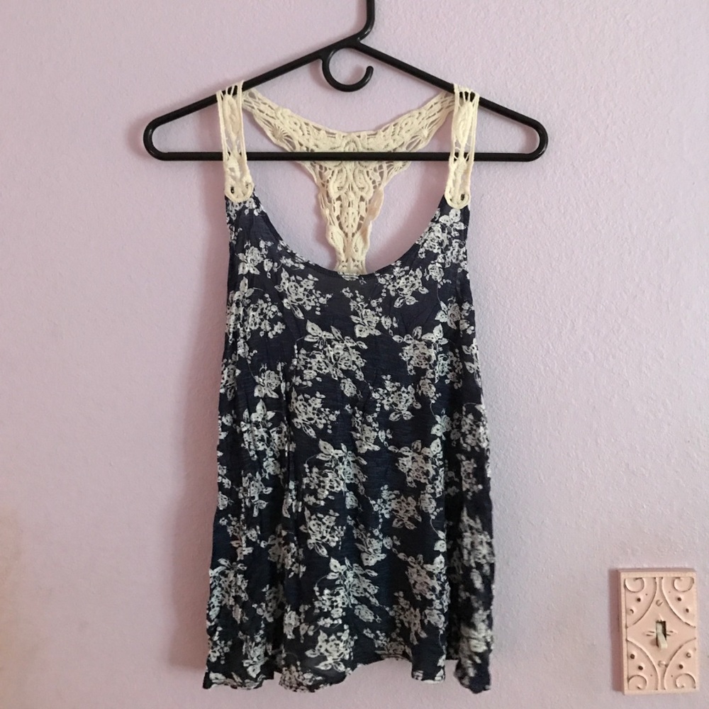 Floral Lace Tank Top