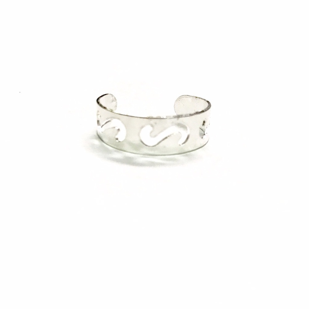 Adjustable Silver Toe Ring