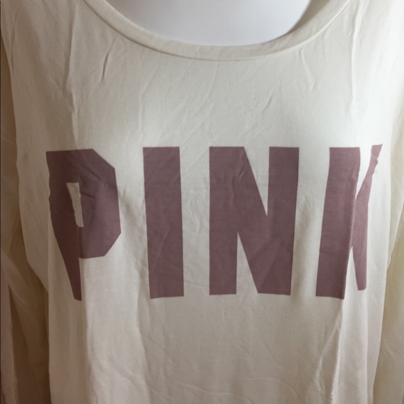 Victoria's Secret PINK super soft wide neck tee - Picture 2 of 4