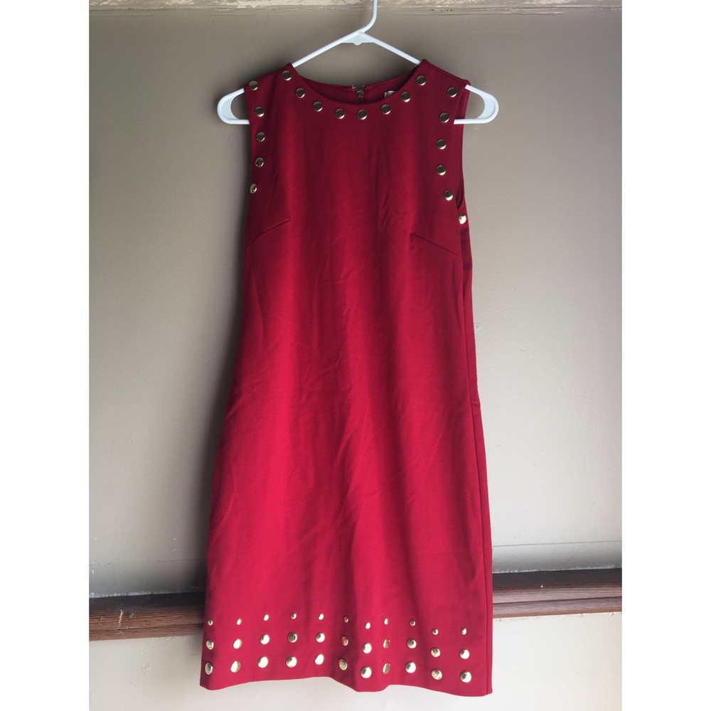 Michael Kors Red Sleeveless Dress